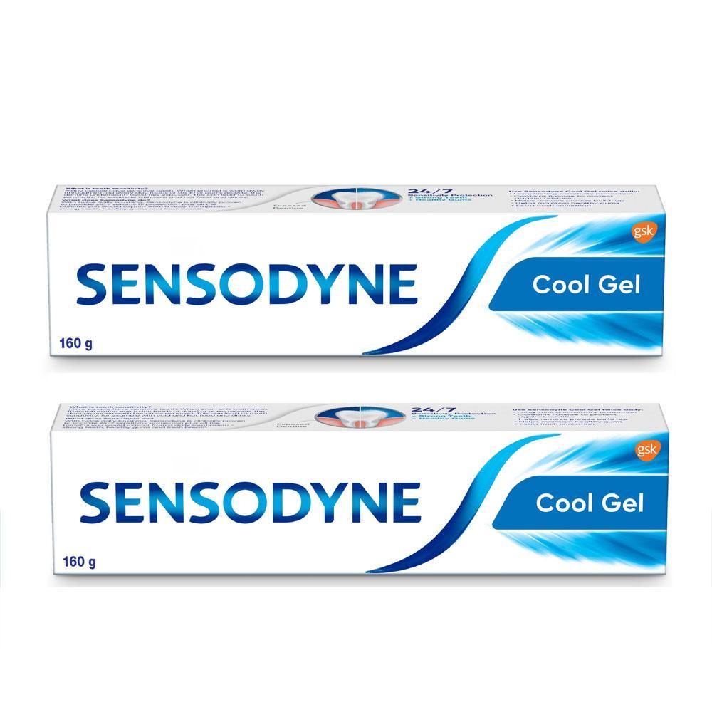 Kem đánh răng Sensodyne Cool Gel 160g - 2 hộp + KM - Đặt hàng Coop Online