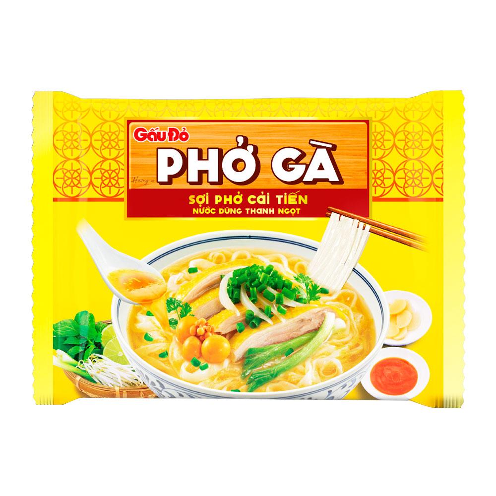 Phở Gấu Đỏ vị phở gà gói 65g - Đặt hàng Coop Online