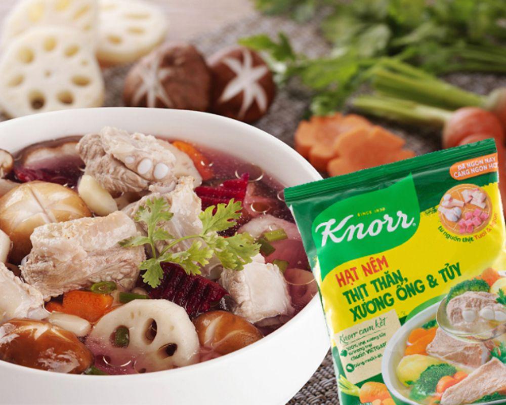Hướng dẫn sử dụng và bảo quản hạt nêm Knorr
