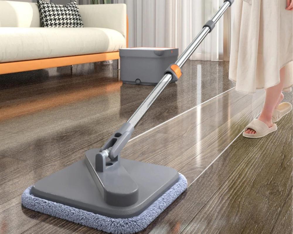 Cách sử dụng cây lau nhà tách nước bẩn