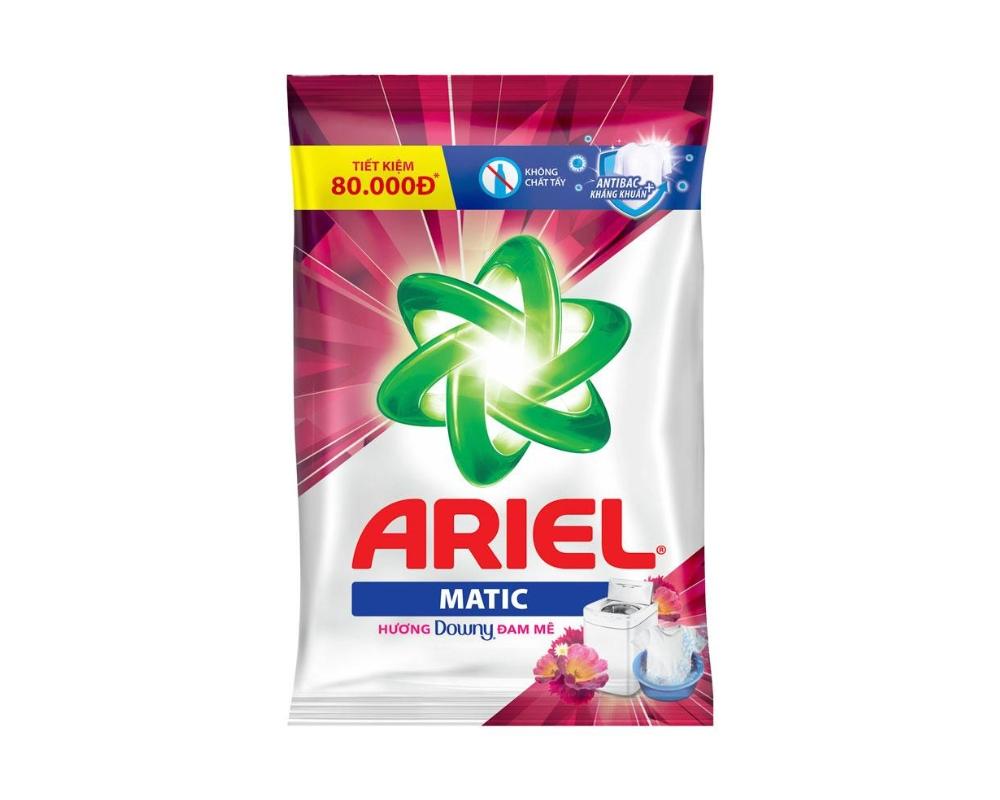 Bột giặt Ariel hương Downy đam mê túi giá tham khảo: 275,000đ/bịch 5kg
