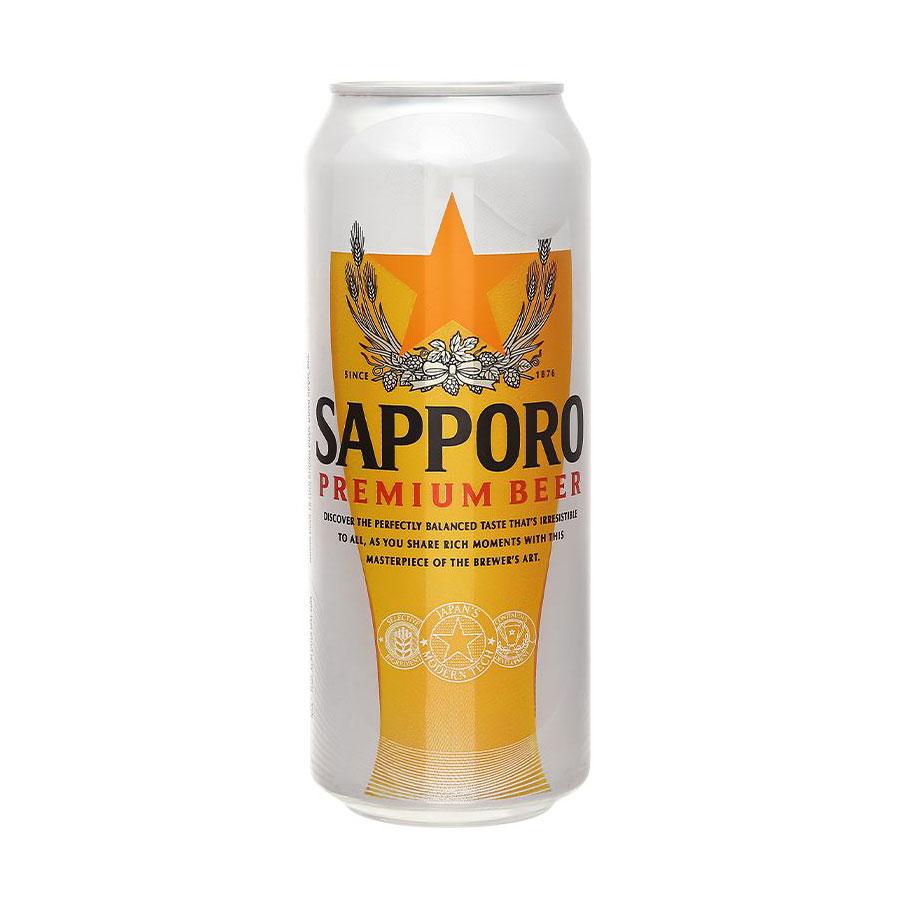 Bia Sapporo Premium lon 500ml - Đặt hàng Coop Online