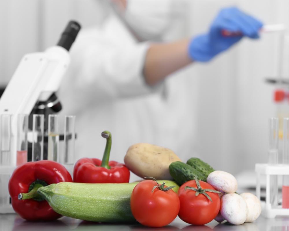 Rau củ được test mẫu ngẫu nhiên