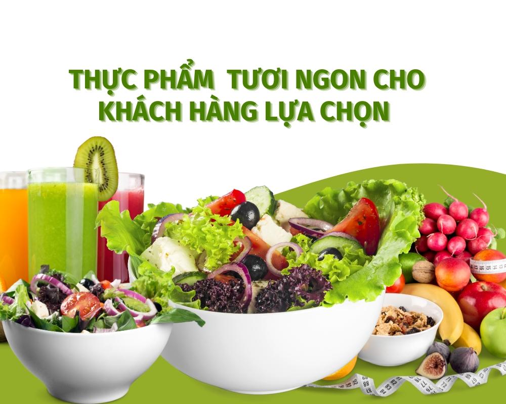 Khách chỉ việc chọn sản phẩm phù hợp để chế biến món ngon