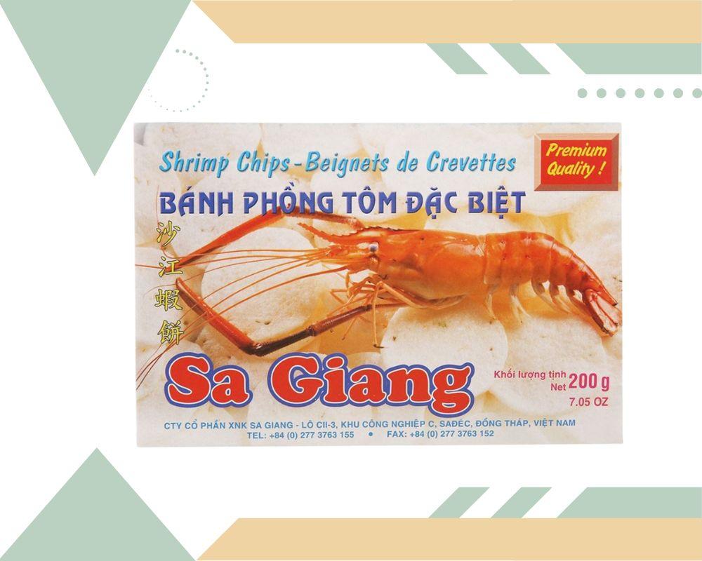 Sa Giang - thương hiệu bánh phồng tôm quốc dân