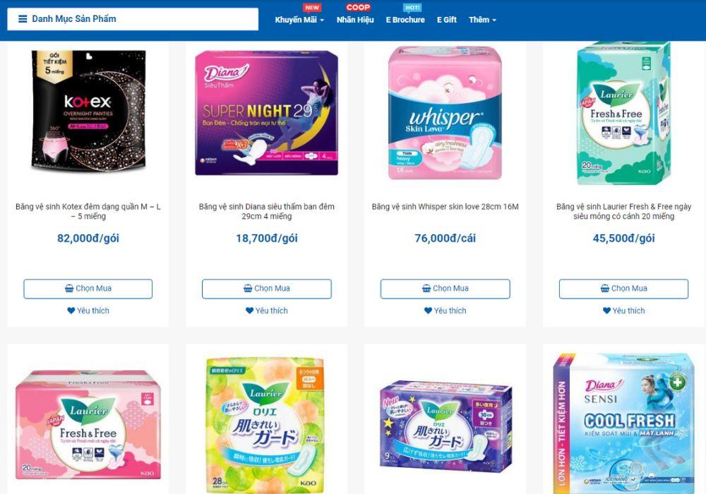 Băng vệ sinh là sản phẩm cần thiết cho phụ nữ trong thời kỳ kinh nguyệt