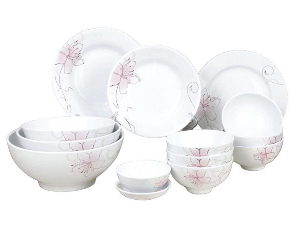 Bộ chén, bát, dĩa, ly là dụng cụ không thể thiếu trong bếp