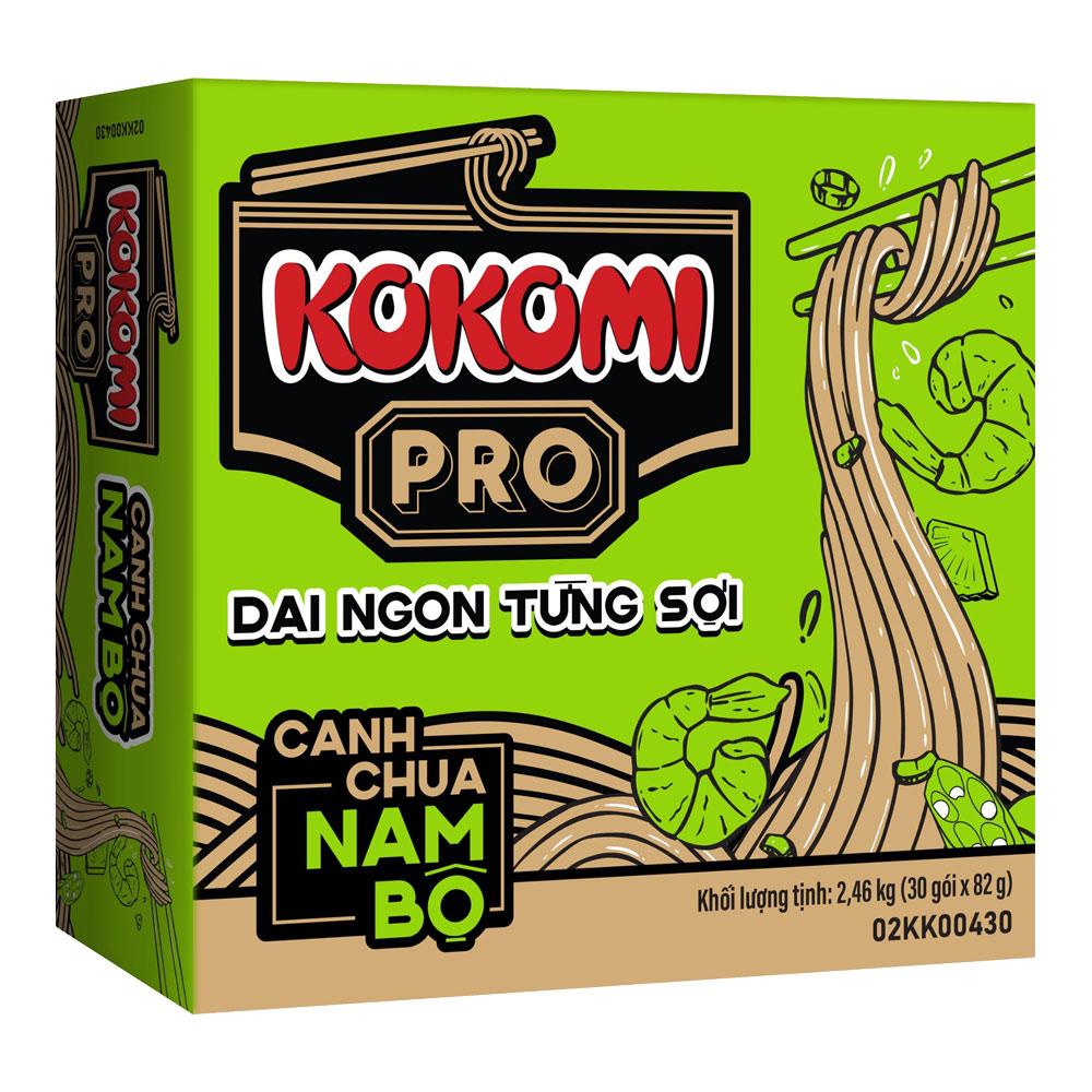 Mì Kokomi Pro canh chua tôm 30 x 82g | Đặt hàng Coop Online