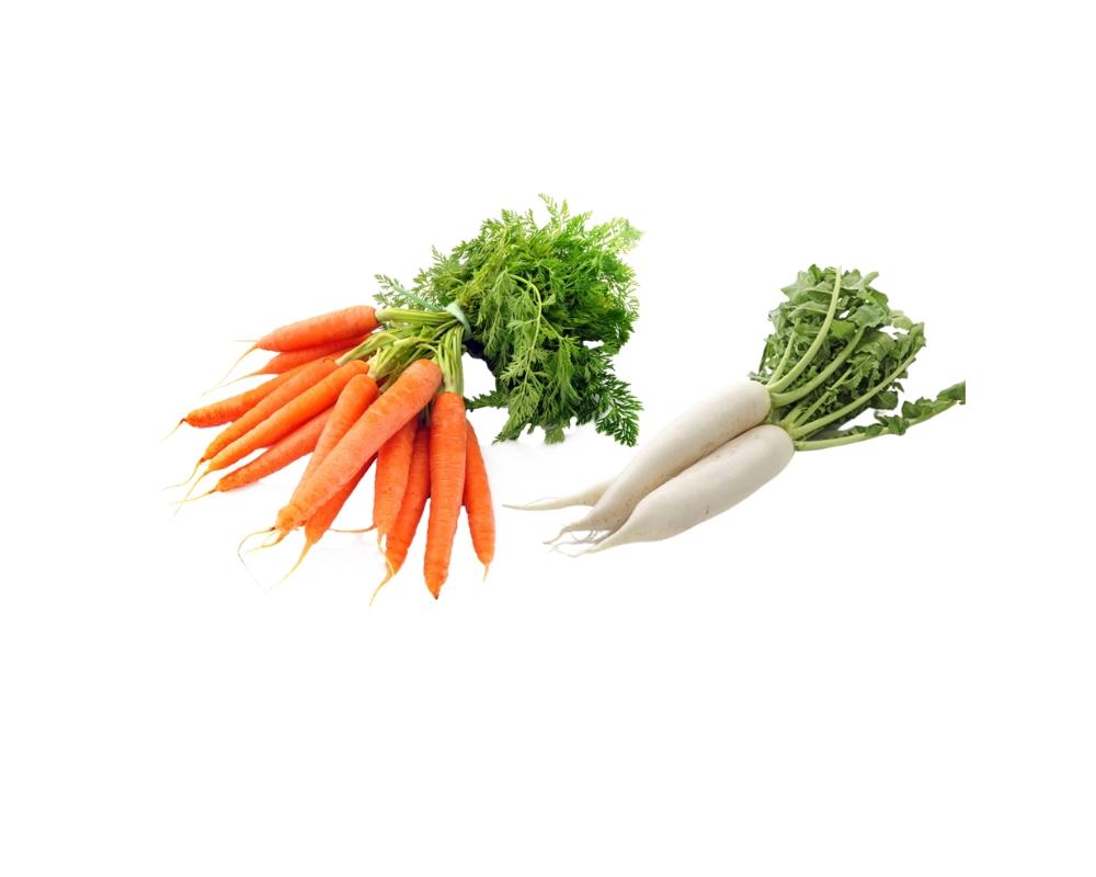 Củ cải đỏ và trắng giúp tăng cường hệ miễn dịch