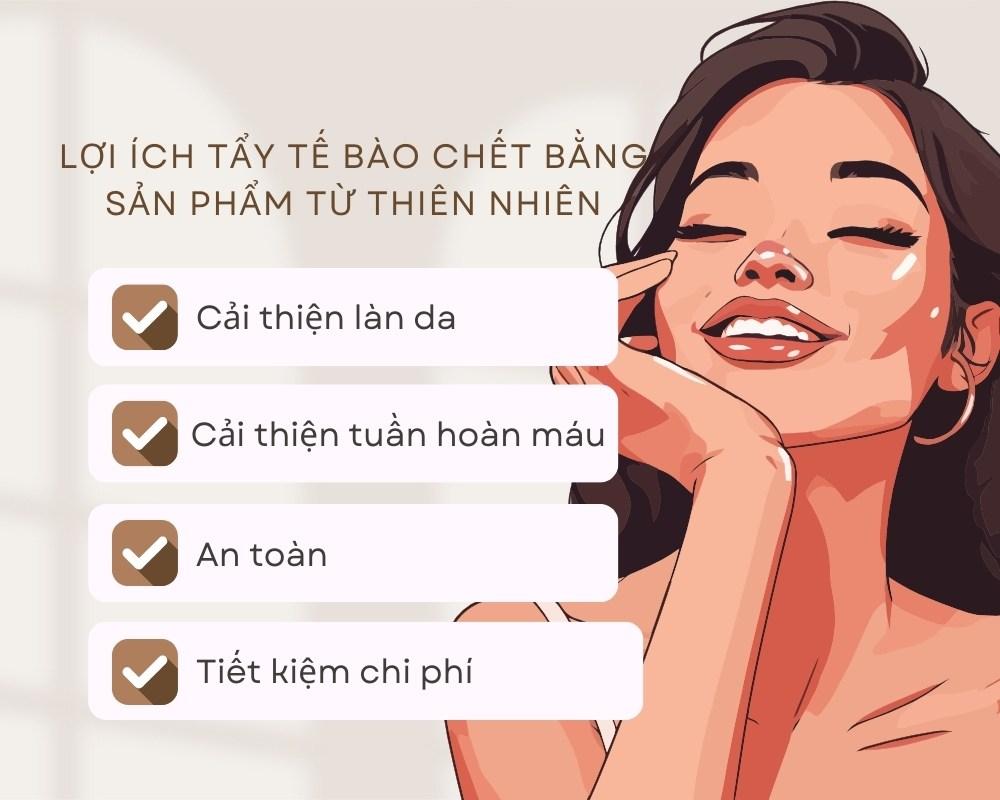 Lợi ích tuyệt vời của tẩy tế bào chết tại nhà từ các sản phẩm thiên nhiên