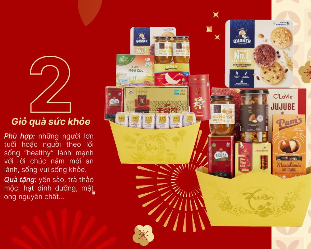 Giò quà Tết sức khỏe