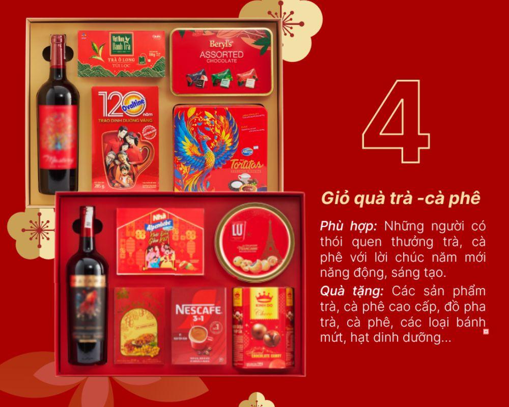 Giỏ quà trà, cà phê tỉnh thức