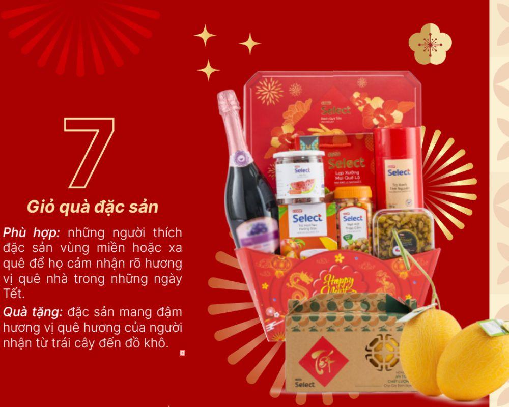 Đặc sản vùng miền là một gợi ý hay cho giỏ quà Tết