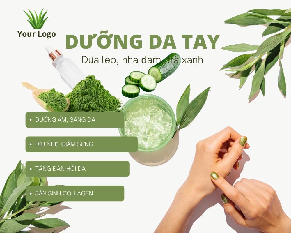 Chăm sóc da tay tại nhà với hoạt chất tự nhiên giúp da sáng, mịn màng, chống lão hóa