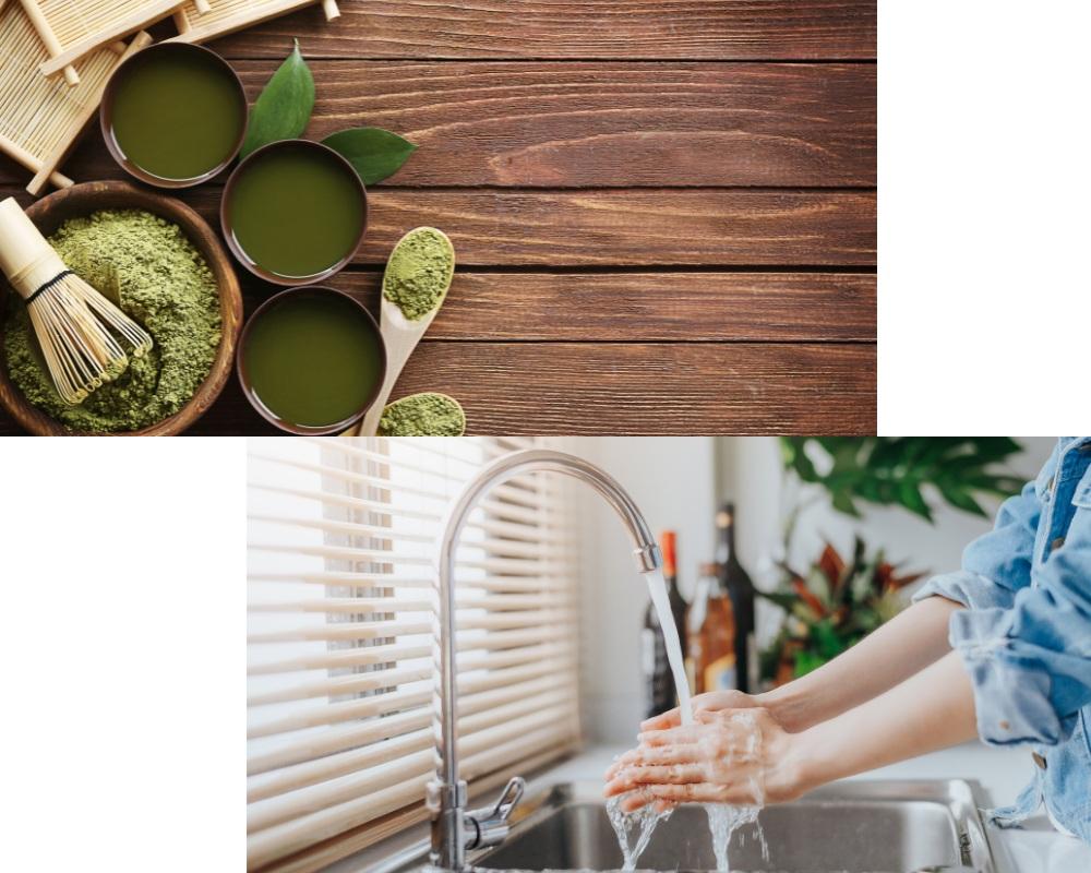Ủ da trong 15 phút sau đó làm sạch lại bằng nước ấm