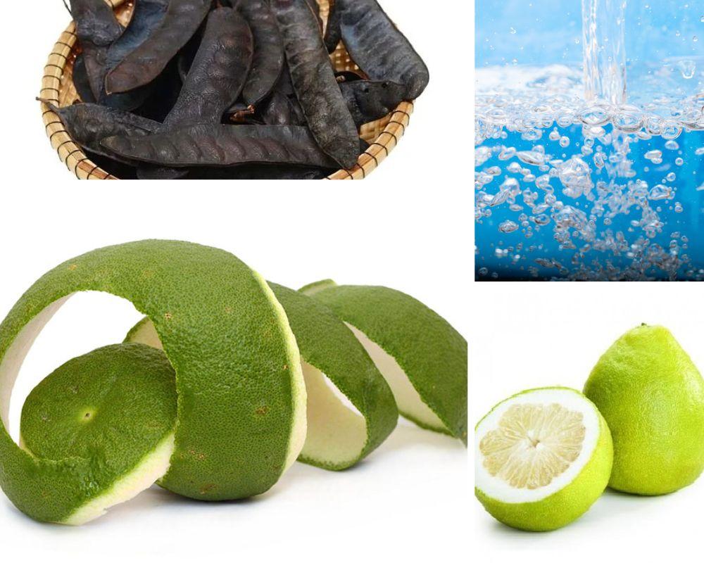 Những nguyên liệu quen thuộc để nấu nước gội