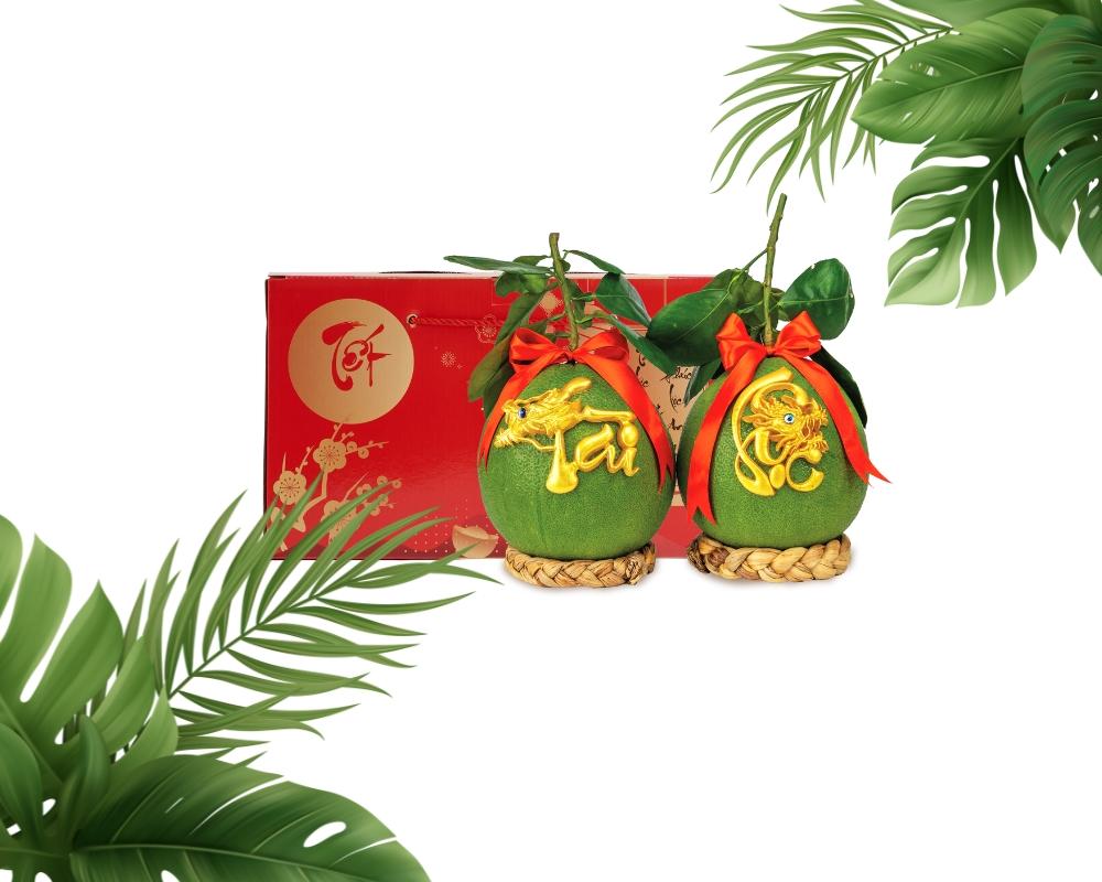 Bưởi tượng trưng cho sự may mắn và thịnh vượng trong dịp Tết