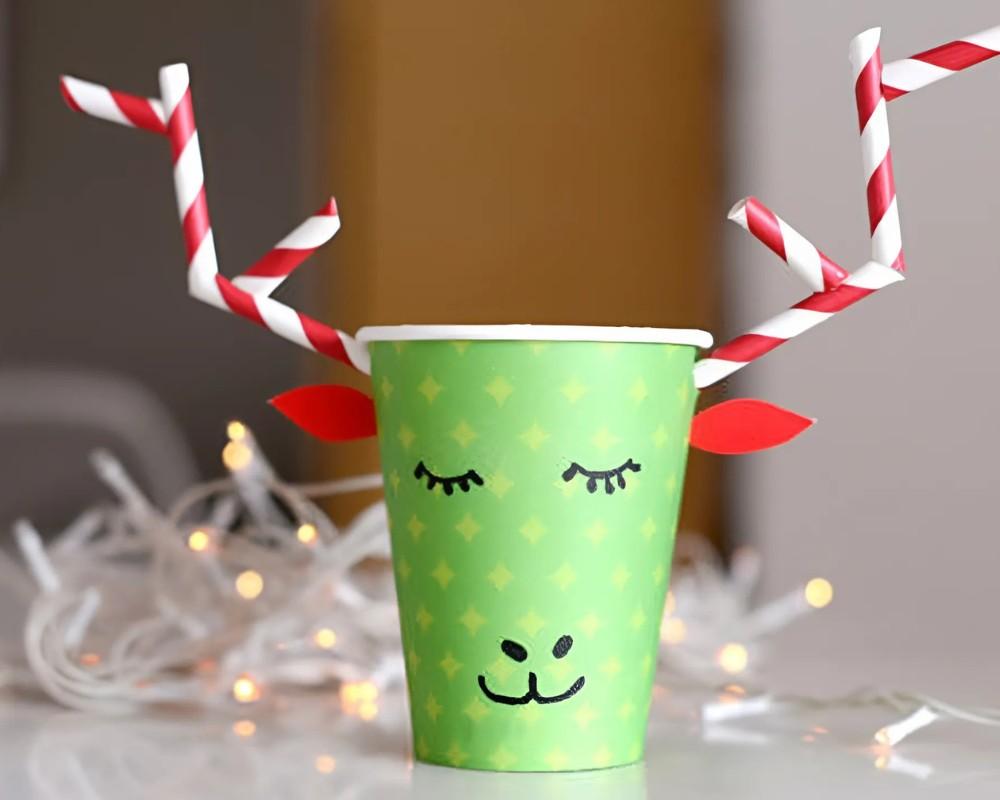Đồ handmade trang trí Noel - Tuần lộc giấy
