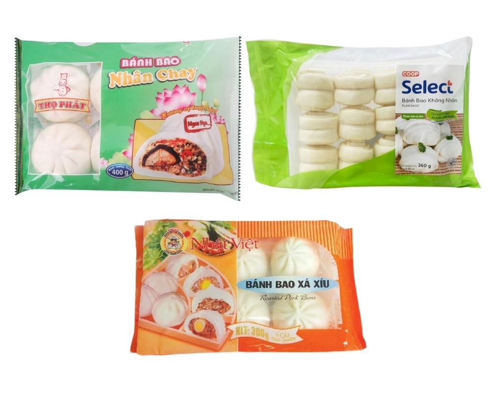 Bánh bao đóng gói sẵn tiện lợi cho ngày mưa bão