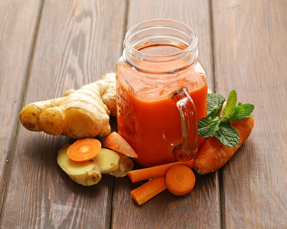 Nước ép cà rốt gừng