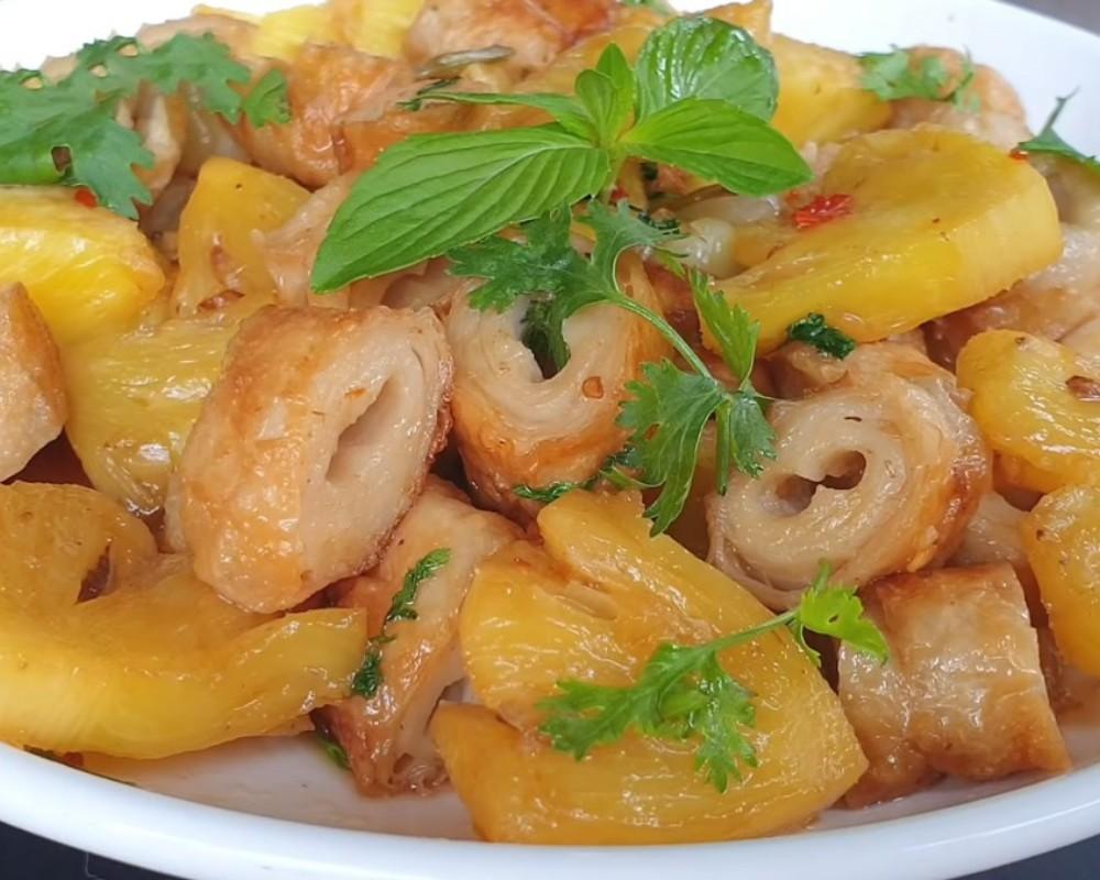 Mì căn xào chay