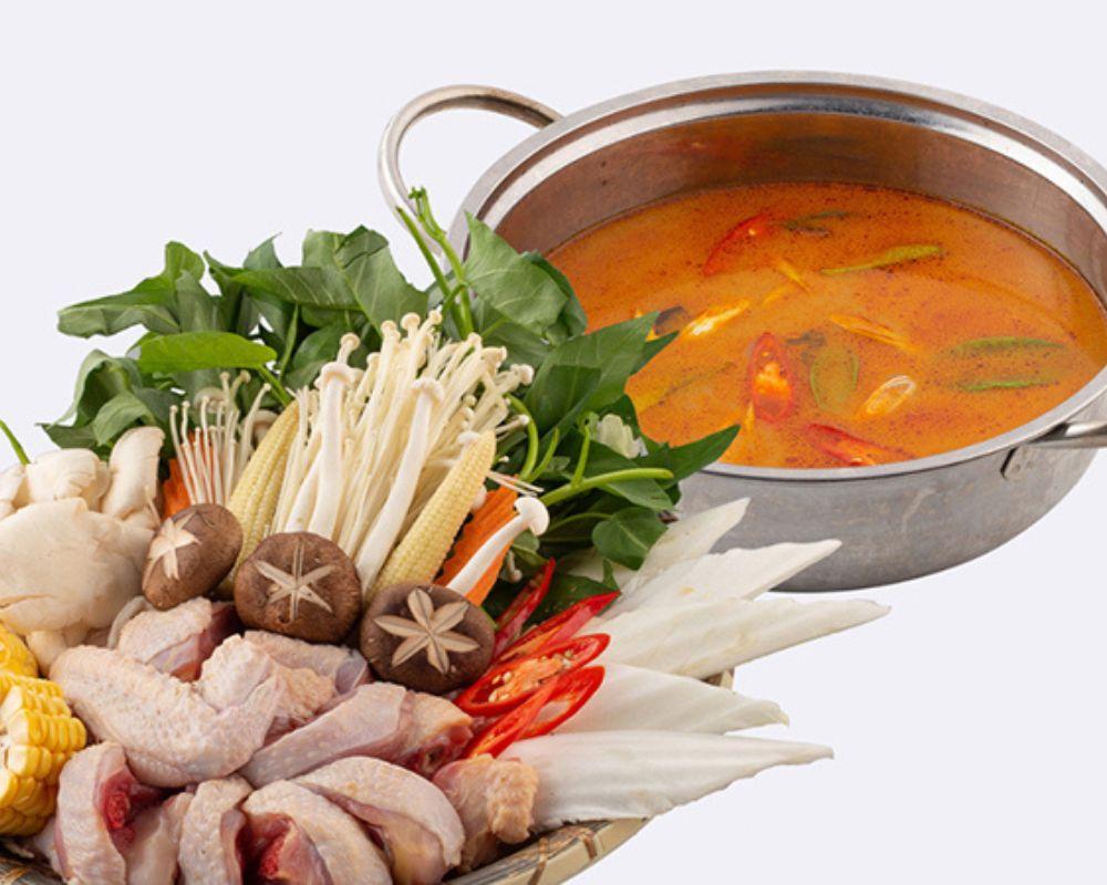Nguyên liệu nấu lẩu nấm Thái