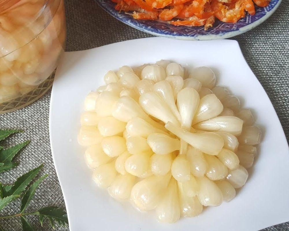 Cách làm củ kiệu chua ngọt ngâm đường
