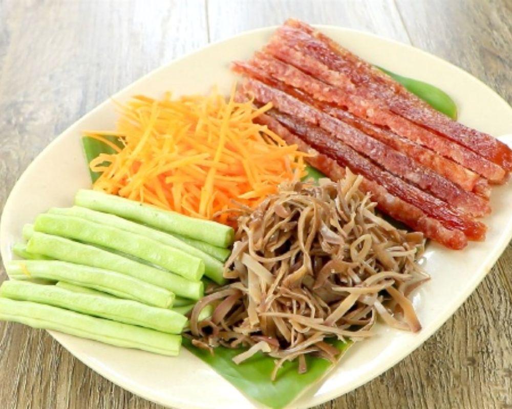 Bước 1: Sơ chế nguyên liệu