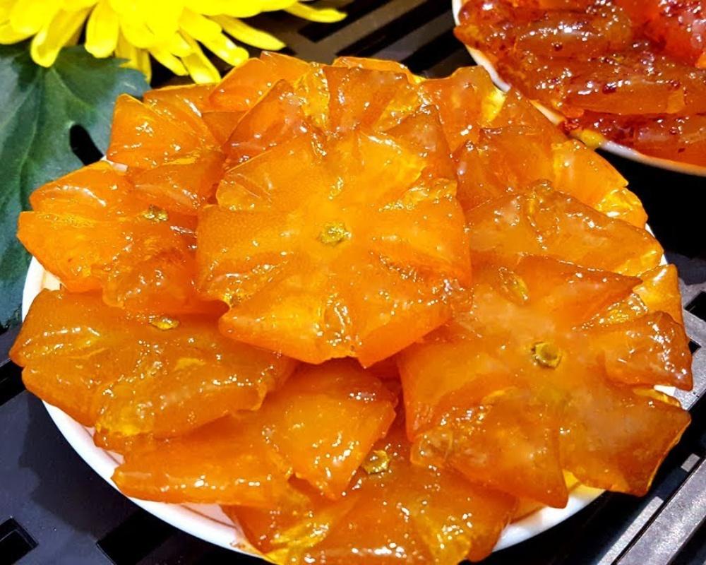 Mứt quất sau khi rim