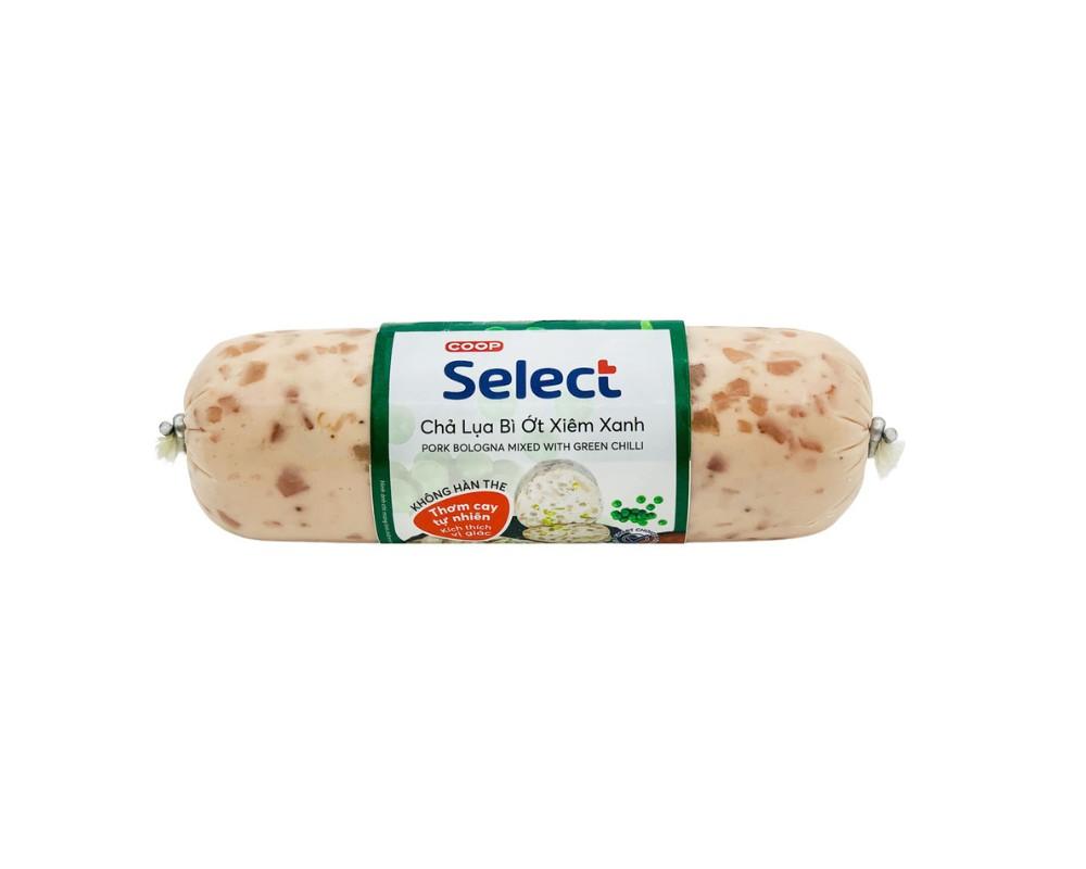 Chả lụa bì ớt xiêm xanh Coop Select 250g
