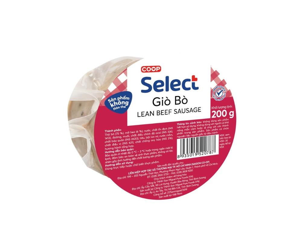 Giò bò Coop Select 200g – San Miguels