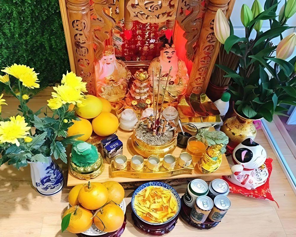 Mâm cúng chay