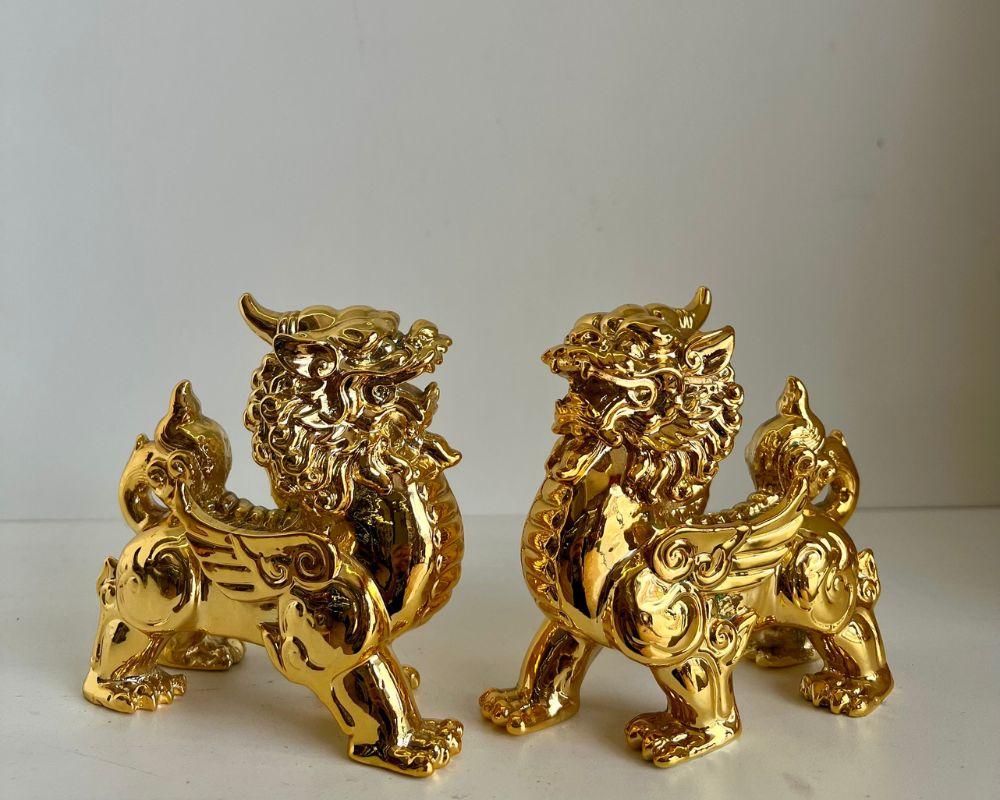 Tỳ hưu mạ vàng