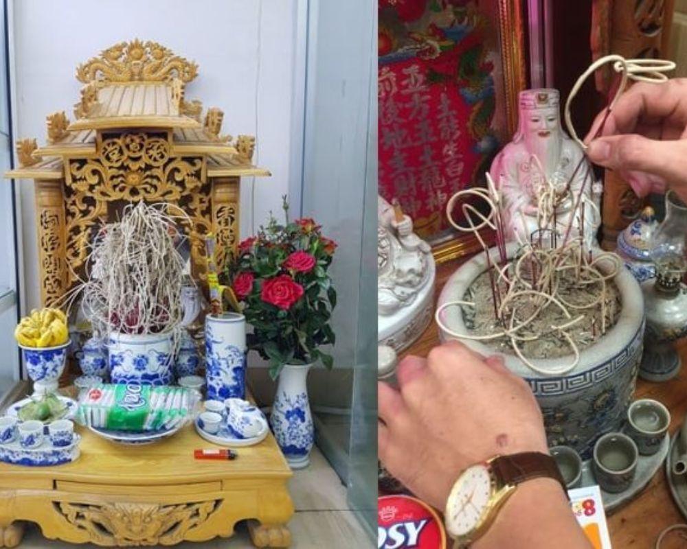 Nên dọn gọn gàng bàn thờ thường xuyên