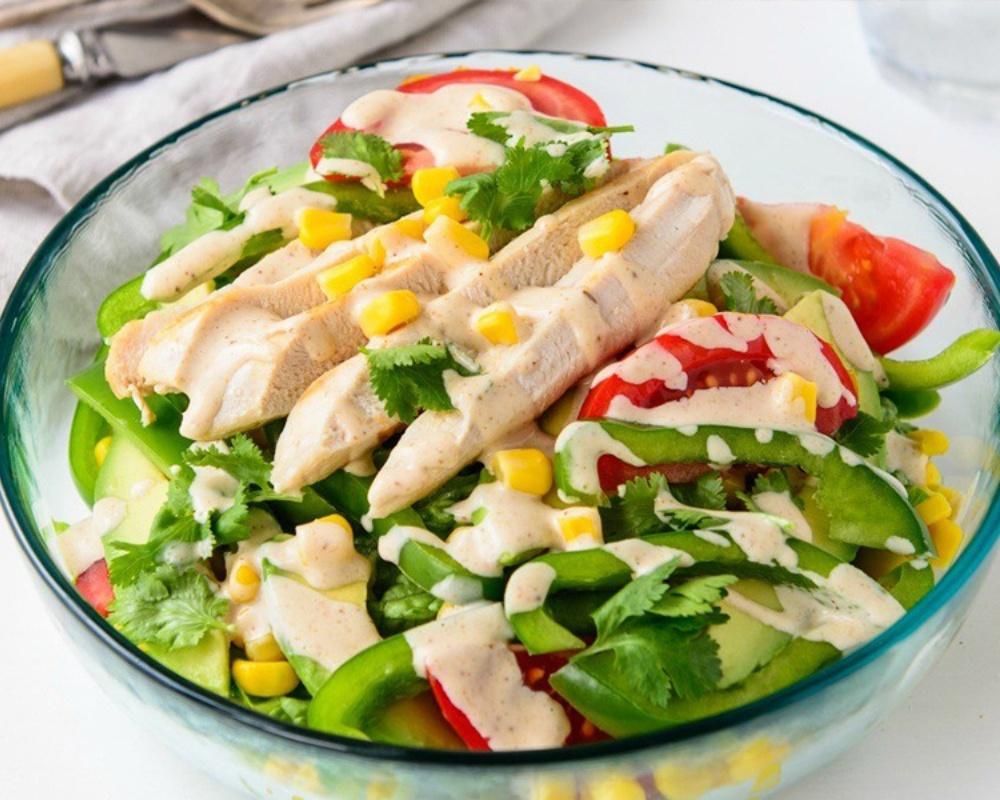 Món ngon chống ngán ngày Tết - Salad ức gà sốt mè rang