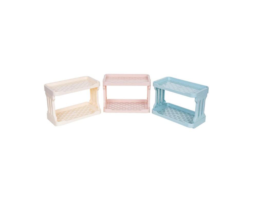 Kệ nhựa gia vị chữ nhật mini 2 tầng – 5590 – 2