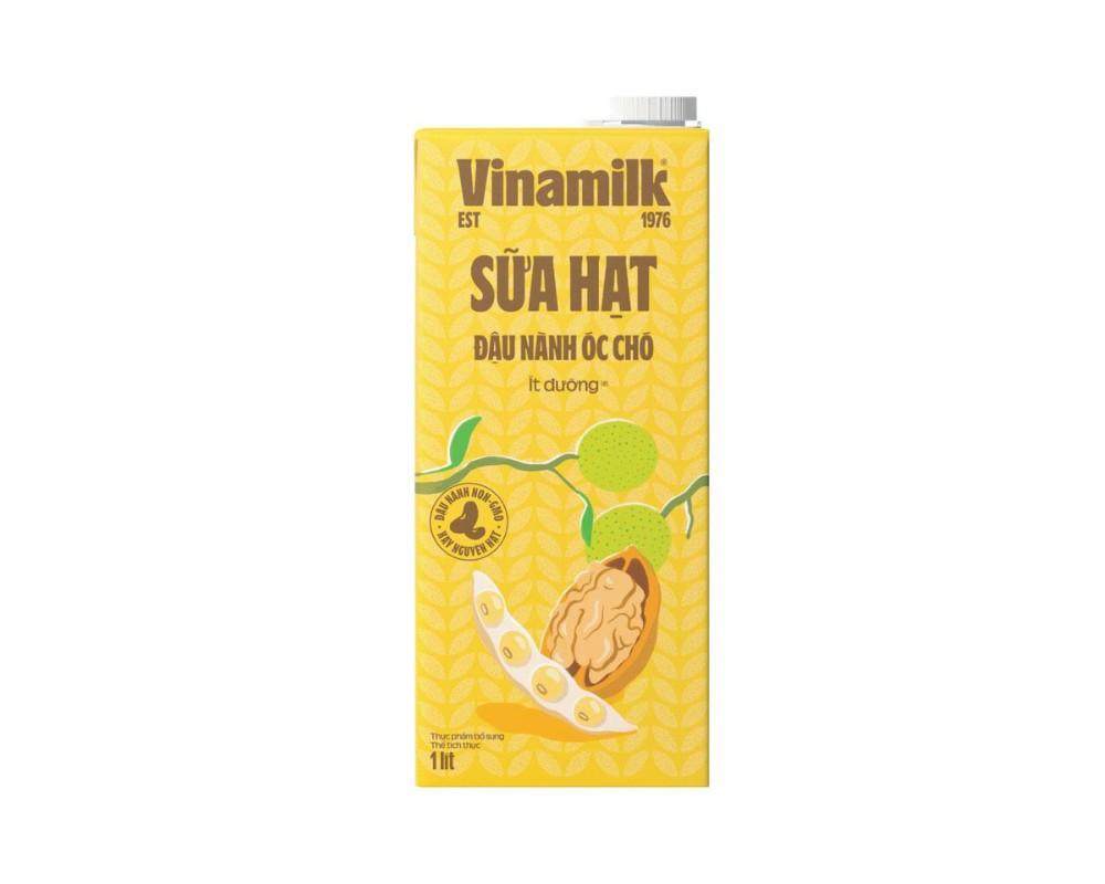 Sữa hạt đậu nành óc chó Vinamilk hộp 1L