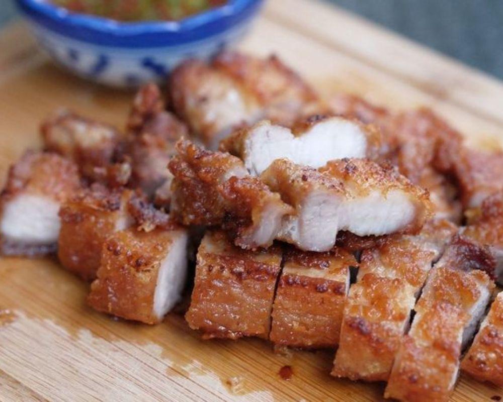 Thịt sau khi áp chảo