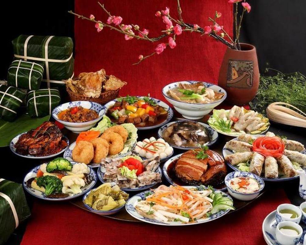Mâm cúng giao thừa miền Nam