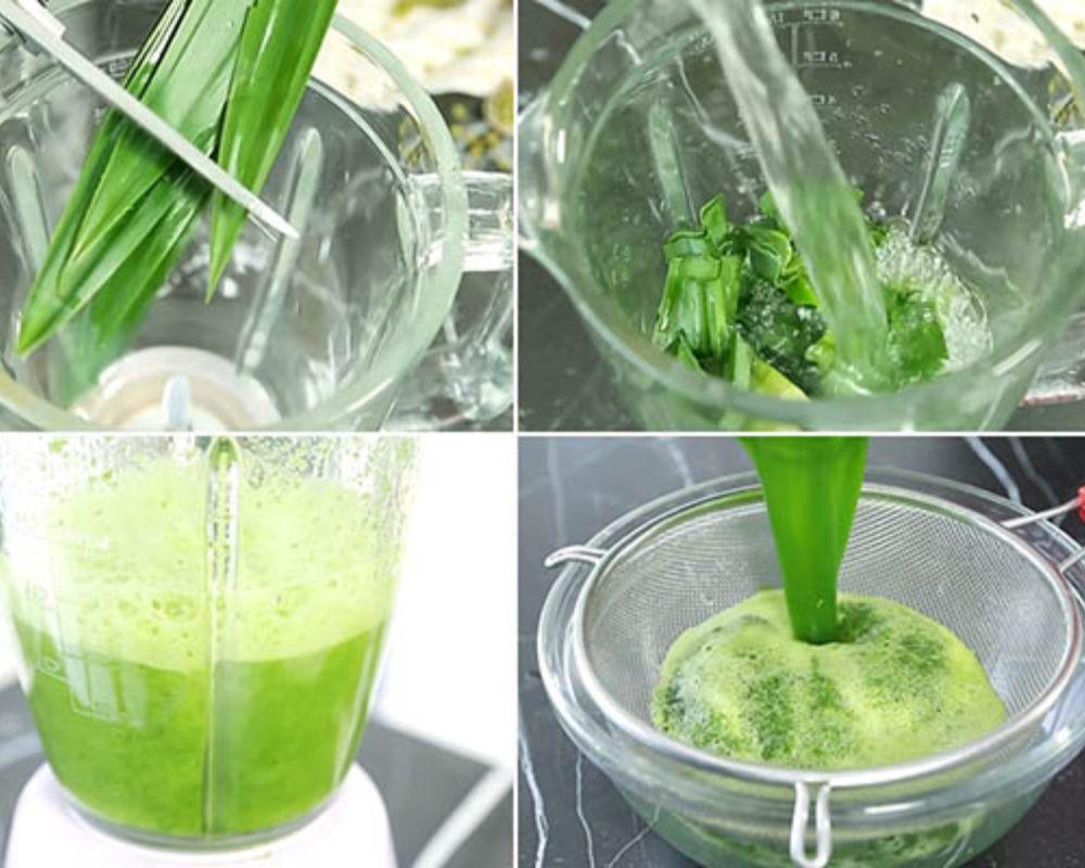 Bước 2: Chuẩn bị nước cốt tạo màu