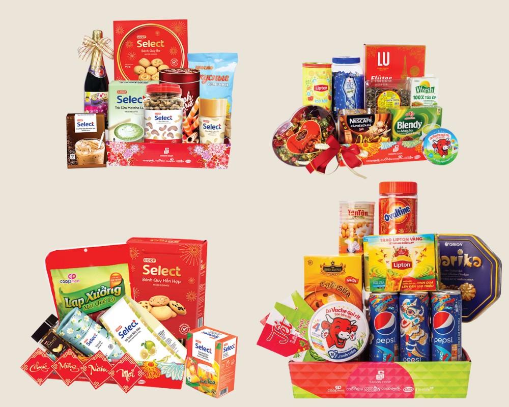 Dịch vụ cung cấp đa dạng giỏ quà Tết cho khách hàng lựa chọn