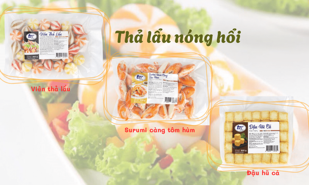 Bộ 3 thả lẩu siêu ngon từ Toki