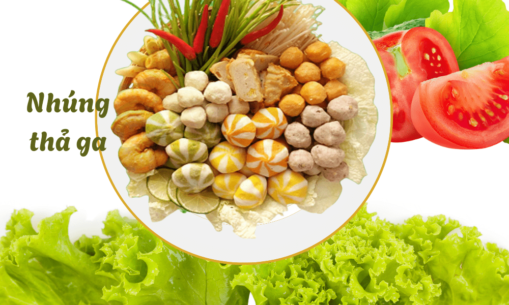 Cảm nhận sự tươi ngon, đậm đà vị hải sản từ viên thả lẩu
